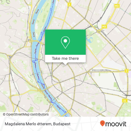 Magdalena Merlo étterem, Király utca 59 1073 Budapest map