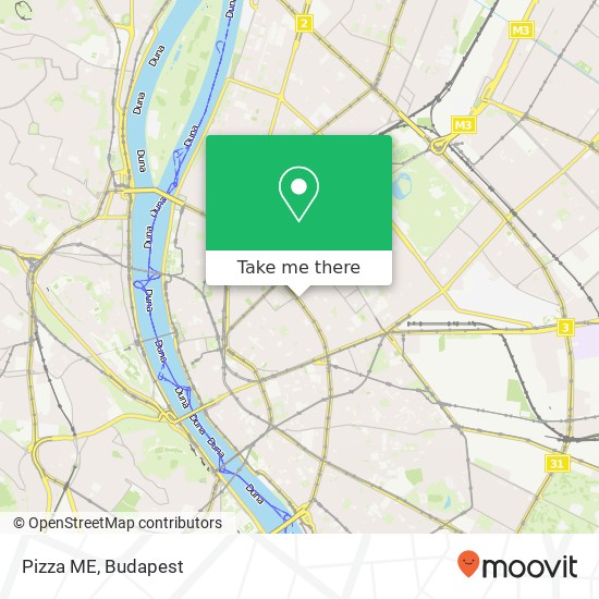 Pizza ME, Erzsébet körút 51 1073 Budapest map
