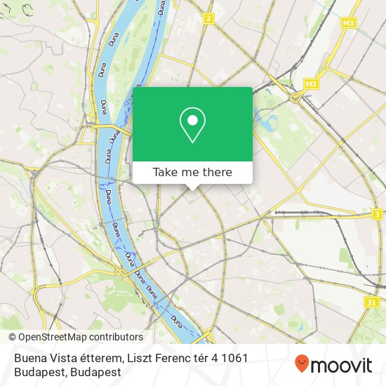 Buena Vista étterem, Liszt Ferenc tér 4 1061 Budapest map