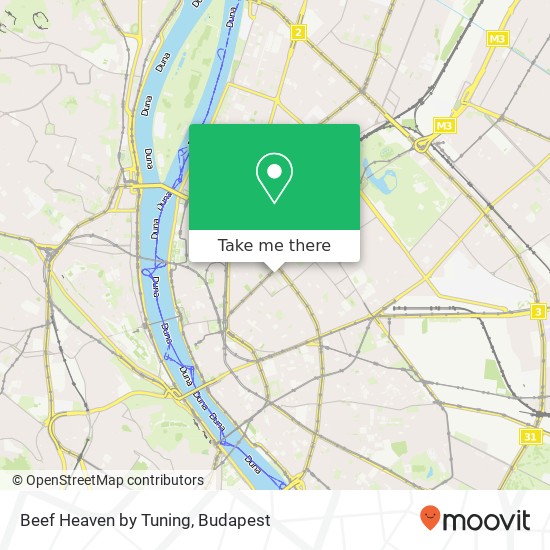 Beef Heaven by Tuning, Liszt Ferenc tér 11 1061 Budapest map