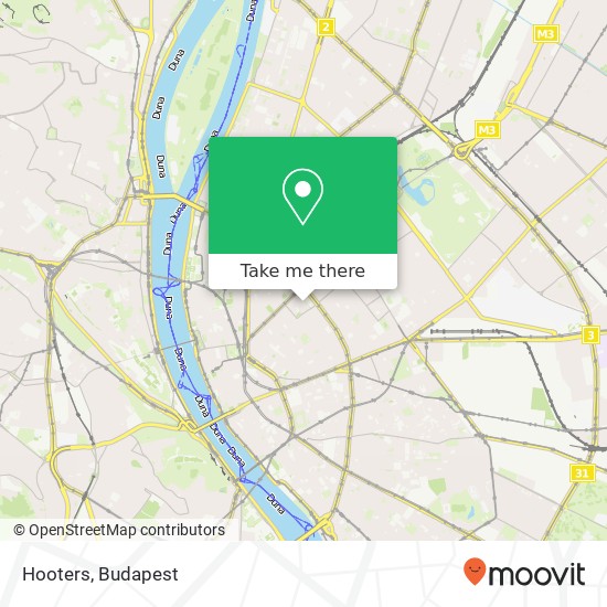 Hooters, Liszt Ferenc tér 5 1061 Budapest map