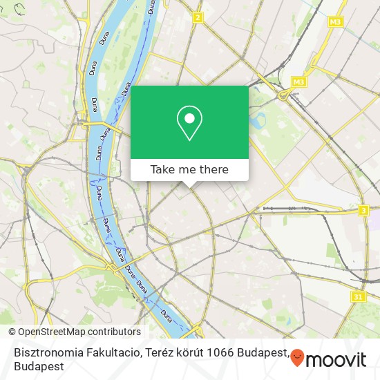 Bisztronomia Fakultacio, Teréz körút 1066 Budapest map