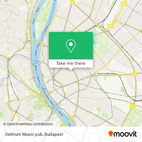 Delírium Music pub map