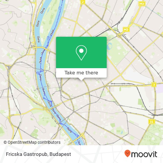 Fricska Gastropub, Dob utca 1073 Budapest map