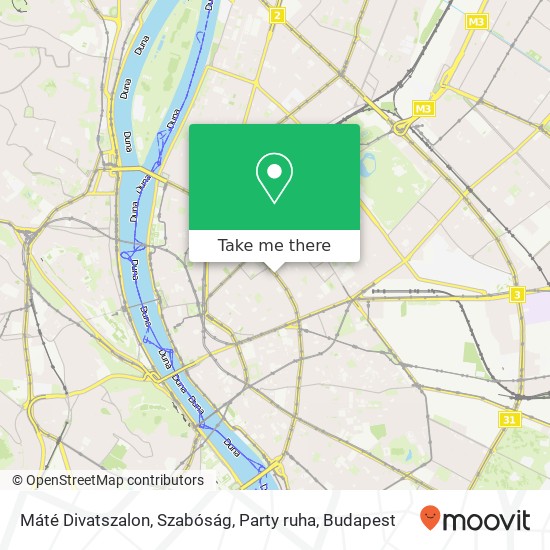 Máté Divatszalon, Szabóság, Party ruha, Erzsébet körút 50 1073 Budapest map