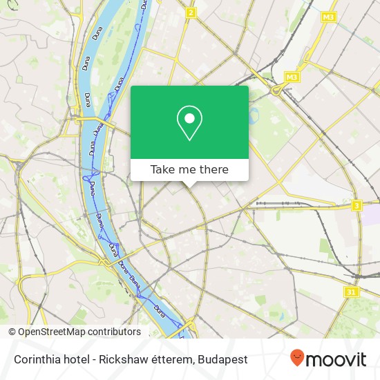 Corinthia hotel - Rickshaw étterem, Erzsébet körút 1073 Budapest map
