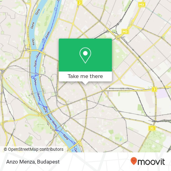 Anzo Menza, Wesselényi utca 54 1077 Budapest map