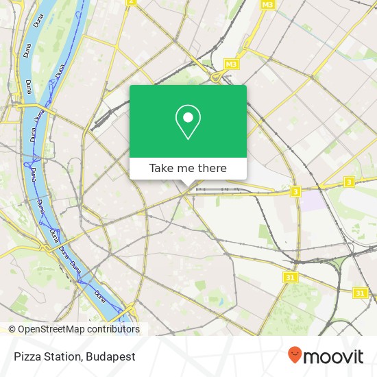 Pizza Station, Baross tér 15 1076 Budapest map