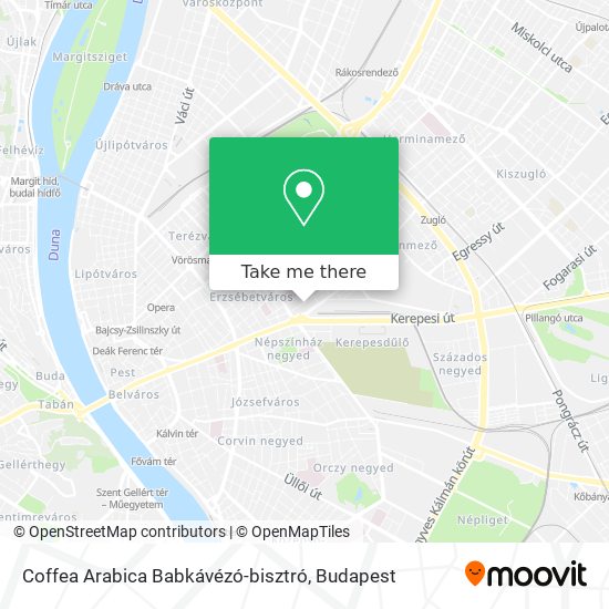 Coffea Arabica Babkávézó-bisztró map