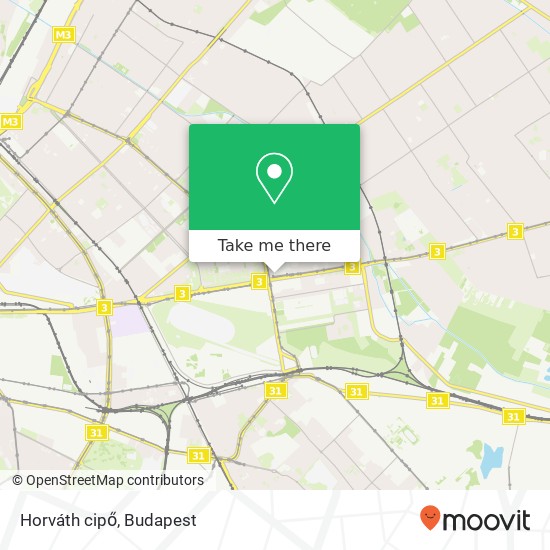 Horváth cipő, Örs vezér tere 24 1148 Budapest map