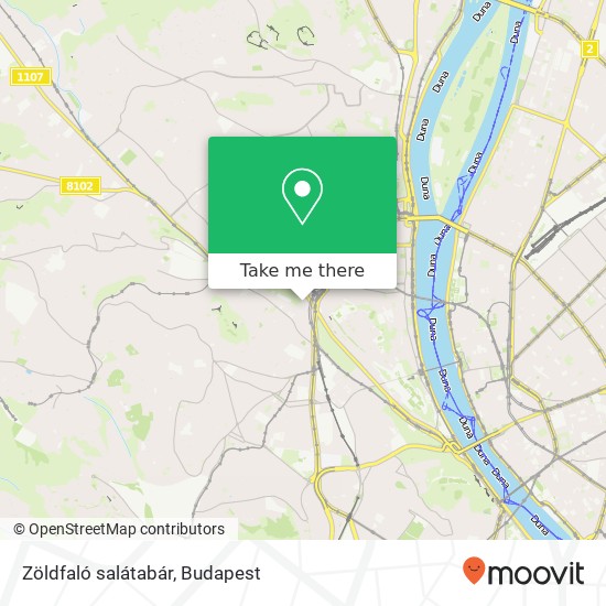 Zöldfaló salátabár, Hajnóczy József utca 21 1122 Budapest map