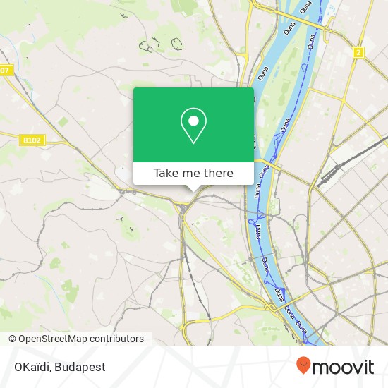 OKaïdi, 1027 Budapest map