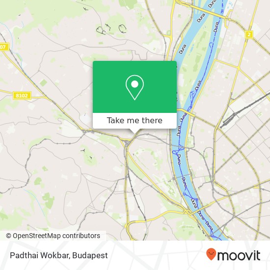 Padthai Wokbar, Margit körút 1027 Budapest map