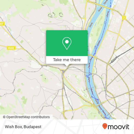 Wish Box, Margit körút 1027 Budapest map