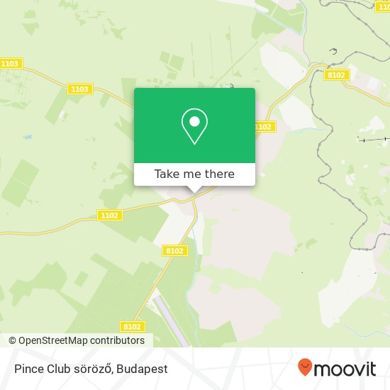 Pince Club söröző map