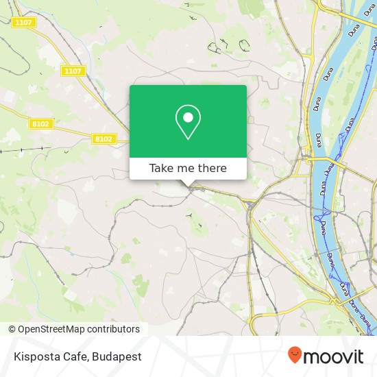 Kisposta Cafe map