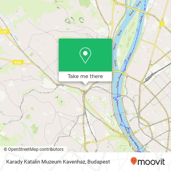 Karady Katalin Muzeum Kavenhaz, Lövôház utca 16 1024 Budapest map