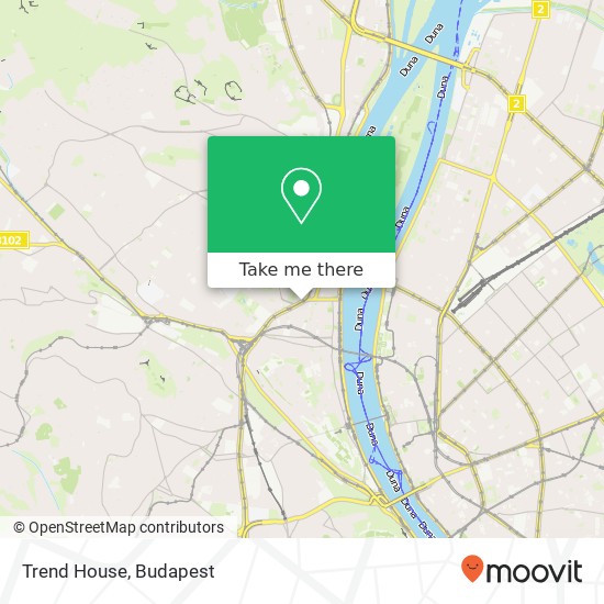 Trend House, Margit körút 1024 Budapest map