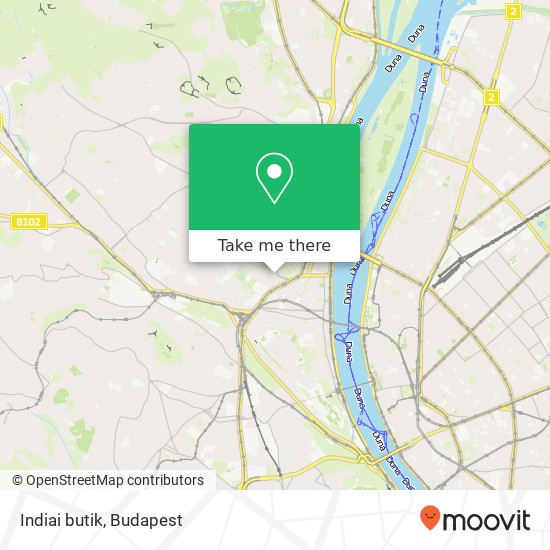 Indiai butik, Fényes Elek utca 1024 Budapest map