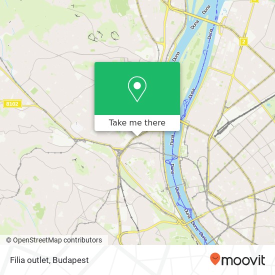 Filia outlet, Margit körút 58 1027 Budapest map