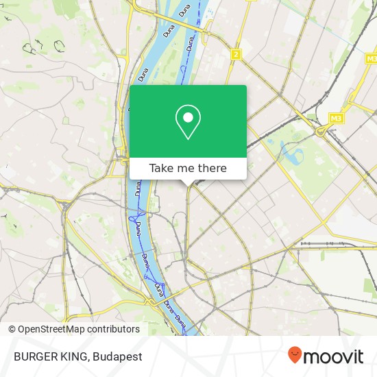 BURGER KING, Bajcsy-Zsilinszky út 1065 Budapest map