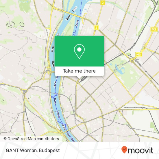 GANT Woman, Nyugati tér 1062 Budapest map