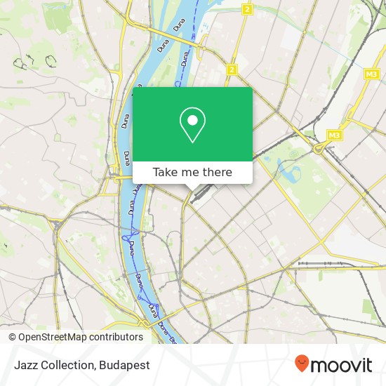 Jazz Collection, Váci út 1062 Budapest map