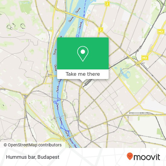 Hummus bar, Váci út 1 1062 Budapest map