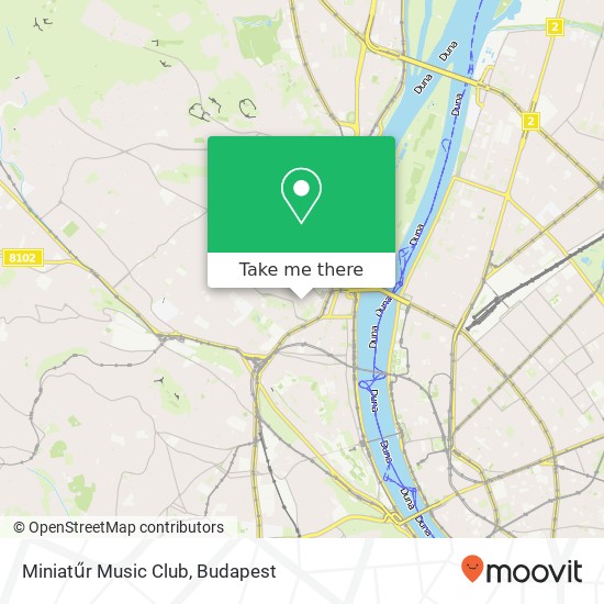 Miniatűr Music Club, Rózsahegy utca 1024 Budapest map