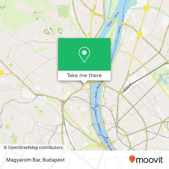 Magyarom Bar map