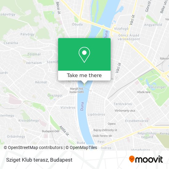 Sziget Klub terasz map