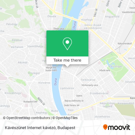 Kávészünet Internet kávézó map