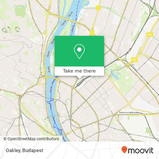 Oakley, 1062 Budapest map