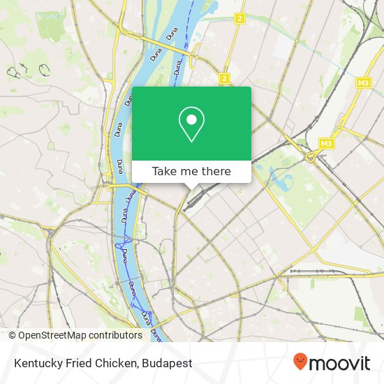Kentucky Fried Chicken, Váci út 1 1062 Budapest map