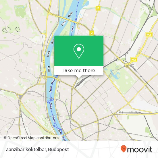 Zanzibár koktélbár, Váci út 1062 Budapest map