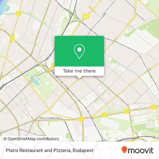 Platni Restaurant and Pizzeria, Thököly út 149 1146 Budapest map