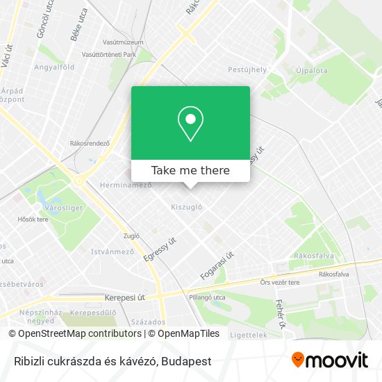 Ribizli cukrászda és kávézó map