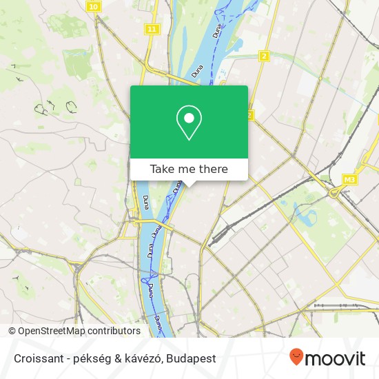 Croissant - pékség & kávézó, Pozsonyi út 48 1137 Budapest map