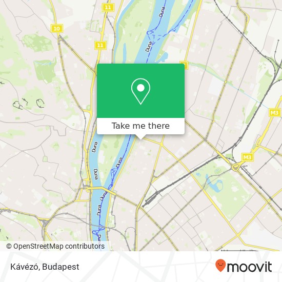 Kávézó, Kárpát utca 62 1133 Budapest map