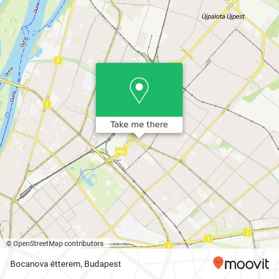 Bocanova étterem, Kassai tér 1142 Budapest map