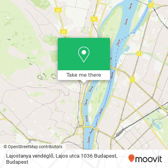 Lajostanya vendéglő, Lajos utca 1036 Budapest map