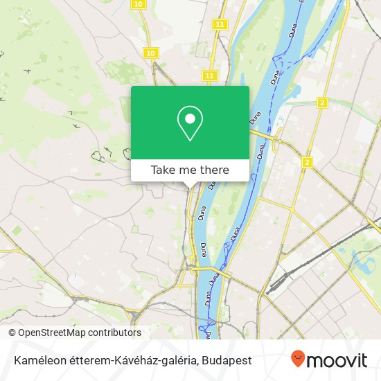 Kaméleon étterem-Kávéház-galéria, Kolosy tér 5 1036 Budapest map