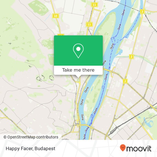 Happy Facer, Viador utca 1036 Budapest map