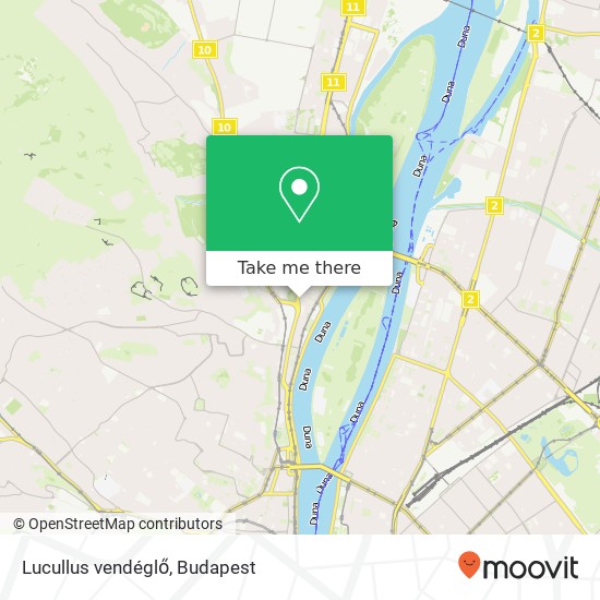 Lucullus vendéglő, Nagyszombat utca 3 1036 Budapest map