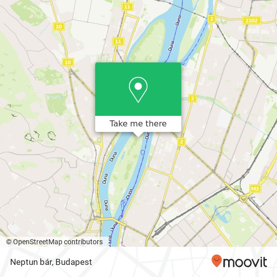 Neptun bár, Margitsziget 1138 Budapest map