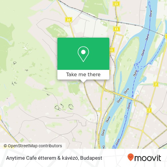 Anytime Cafe étterem & kávézó, Bécsi út 136 1032 Budapest map