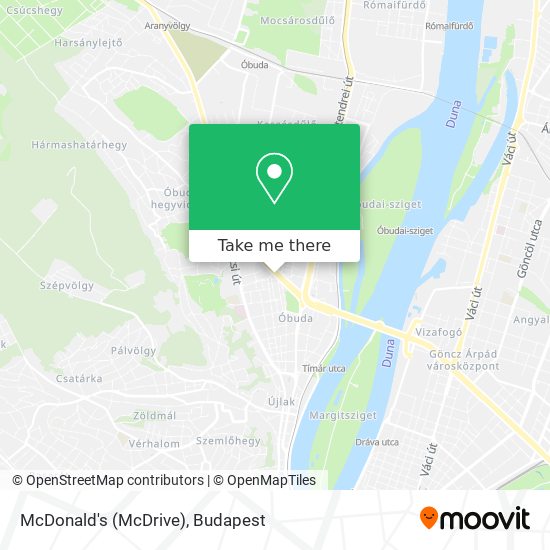 McDonald's (McDrive) map