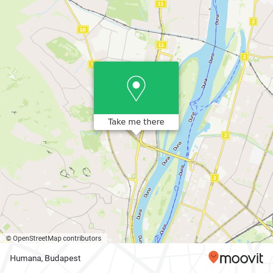 Humana, Flórián tér 6 1035 Budapest map