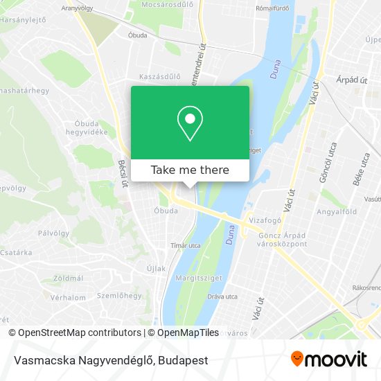 Vasmacska Nagyvendéglő map