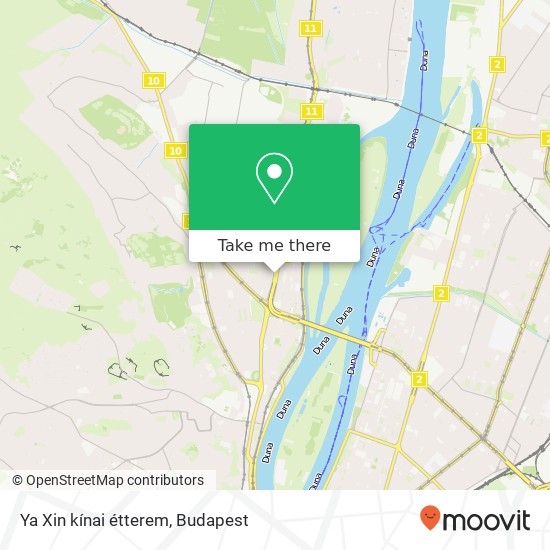 Ya Xin kínai étterem, Szentendrei út 1035 Budapest map